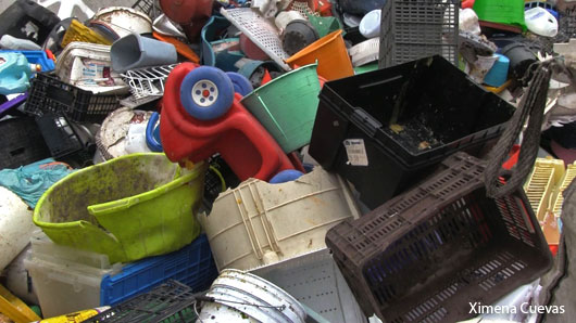el plstico como basura
