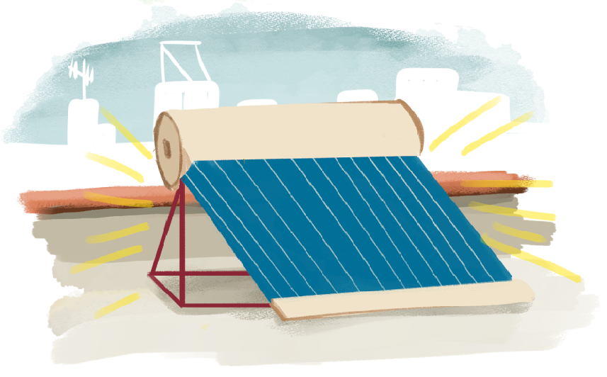 Calentador solar de agua