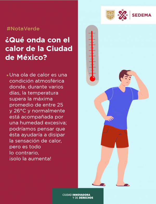 ¿Qué onda con el calor en la ciudad?