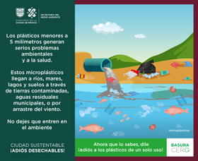 El plástico menores de 5  milímetros