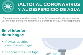 Uso responsable del agua (COVID-19)