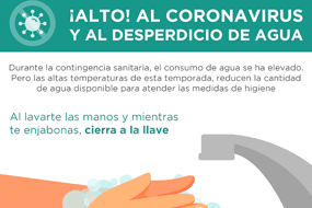 Uso responsable del agua (COVID-19)