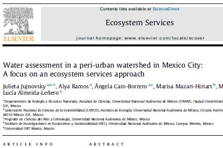 Water assessment in a peri-urban