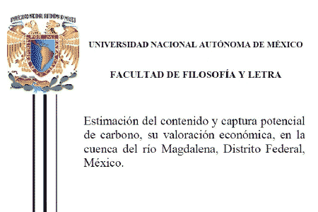 Estimación del Contenido y captura potencial de carbono
